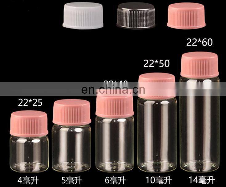 borosilicate clear small mini test tube glass bottle wishing drifting glass tube jar with cork