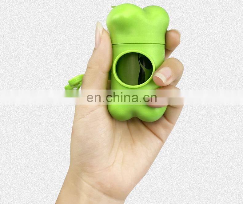 fabric tweed dog flashlight private label funny design pet poop bags and degradable environmental poop