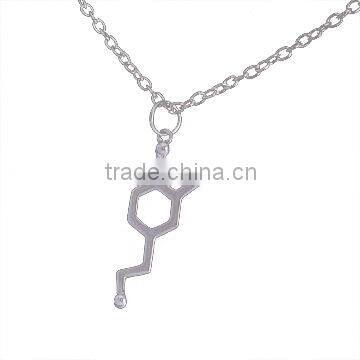 Hot newest molecular necklace chemical structure formula necklace