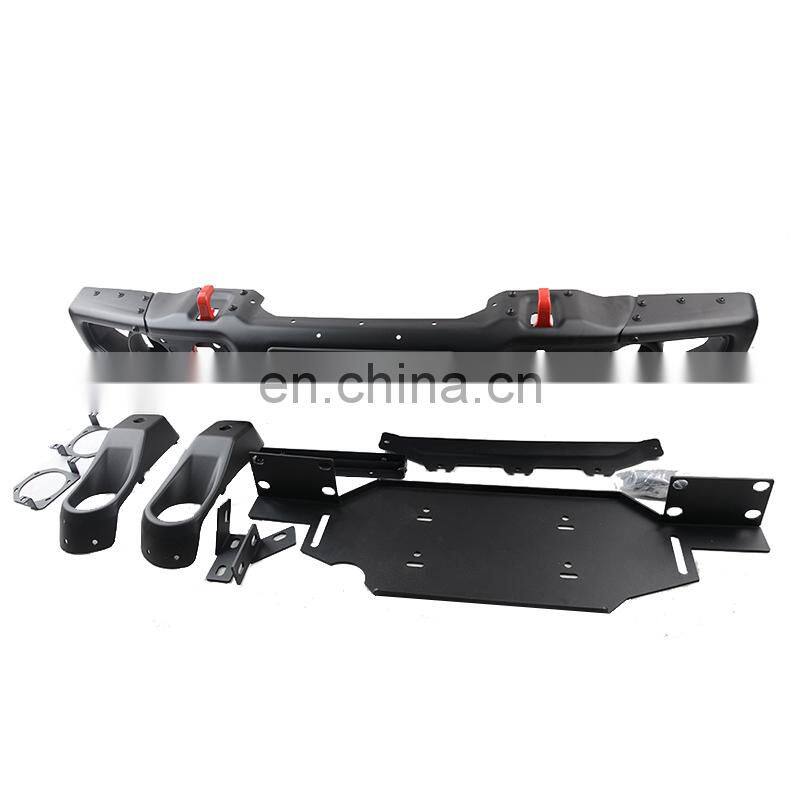 10th Anniversary Front Bumper without Radar Hole for Jeep Wrangler JL Auto Steel Bumper