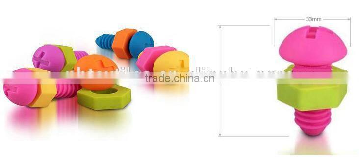 Food grade silicone bottle stopper
