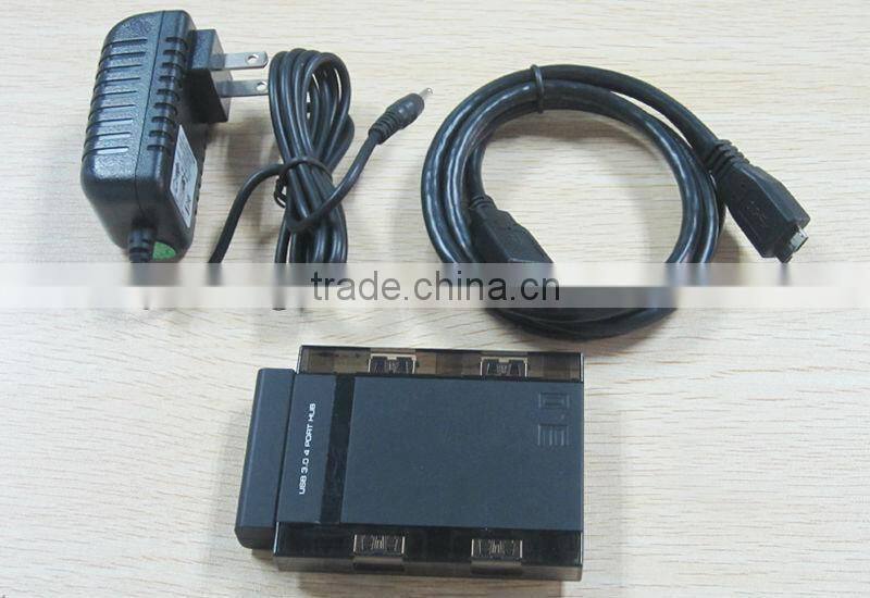 Super Speed 4 Port USB 3.0 Hub 5Gbps For computer PC