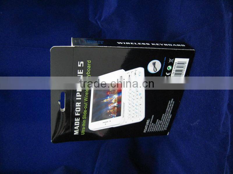 Portable Mini Slideing Bluetooth Keyboard for iphone5