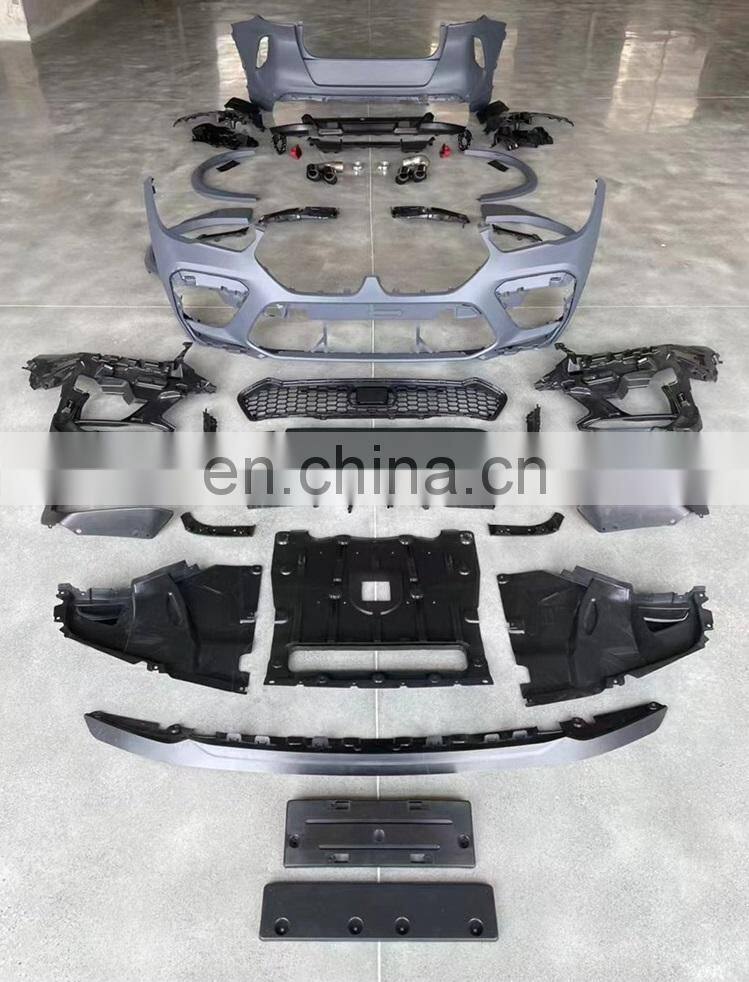 Runde Exceptional Quality Kit For 19-21 BMW X6 G06 Upgrade F96 X6M Body Kit Front Bumper Rear Bumper Wheel Eyebrow Fog Lamp