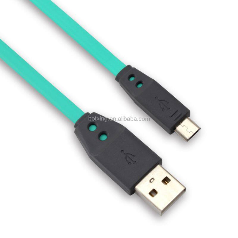 3.3ft/1m high quality flat micro usb fast charging data cable sync charger for Vivo Oppo android phone