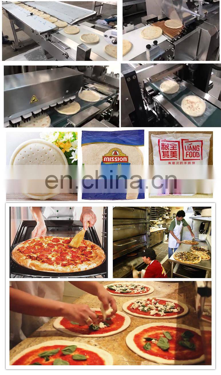 Commercial automatic arabic pita bread roti chapati horizontal flowpack packaging machine packing line