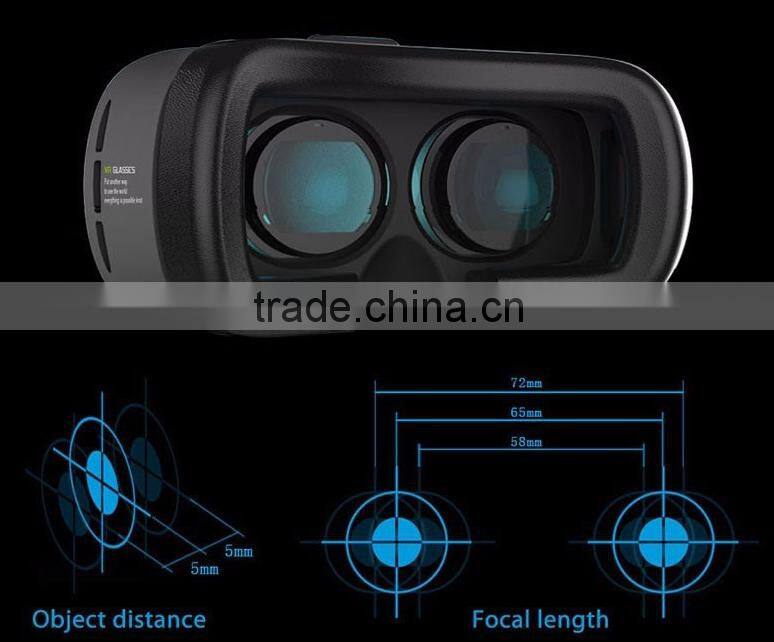 Cardboard VR BOX 2.0 Virtual Reality Goggles 3D Glasses for Iphone Android Smartphone