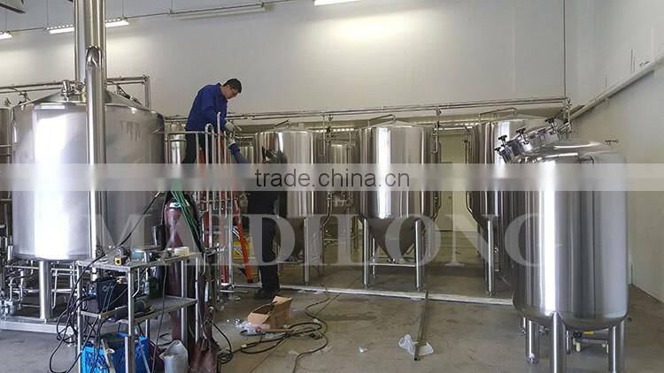 Hot sale mini brewing cooling jacket conical fermenter
