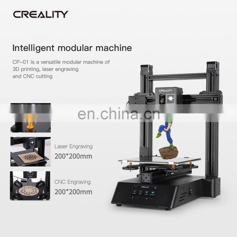 FAST Shipping Creality Newest Affordable CP-01 Three-in-one Modular 3D Printer+CNC Engraving Machine+Laser Engraving Machine