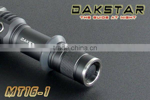DAKSTAR MT16-1 CREE XM-L U2 1000LM 18650 Stepless Dimming Side Switch High Power Tactical CREE Light