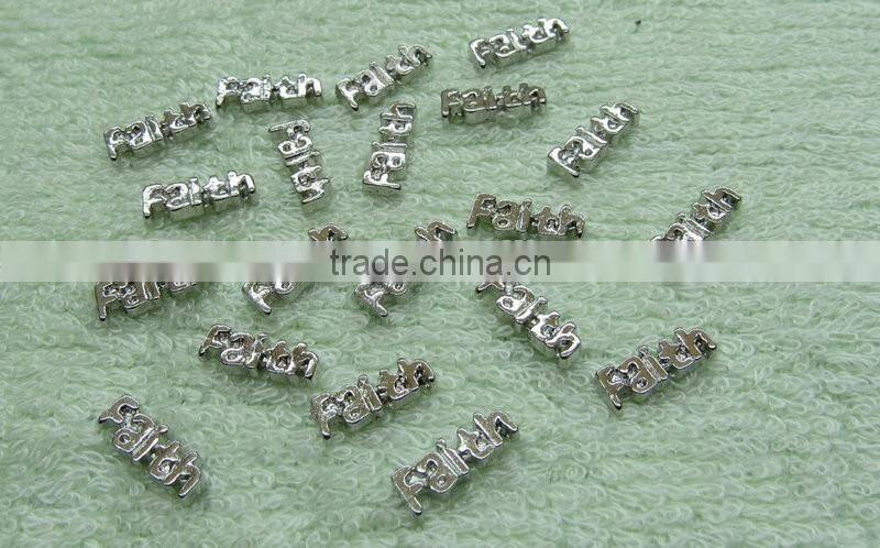 floating lockets charms loose beads alloy DIY i love you beadings