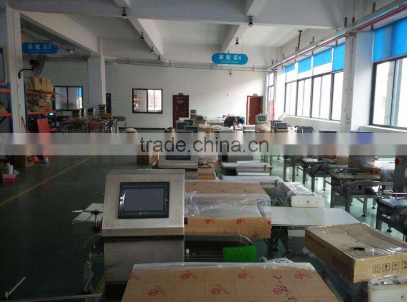 in-line check weighing systems 2015 best sale of automatic checkweighers/check weigher conveyor for production line