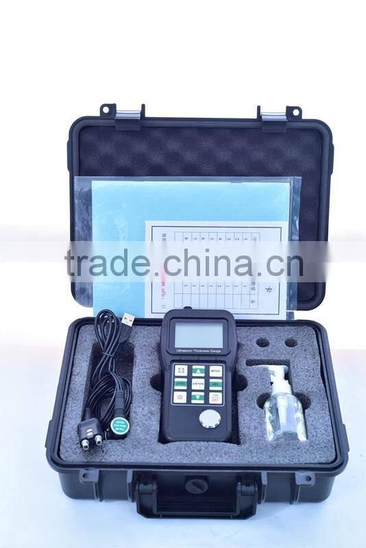 China Manufacter Portable Accuracy Ultrasonic thickness gauge