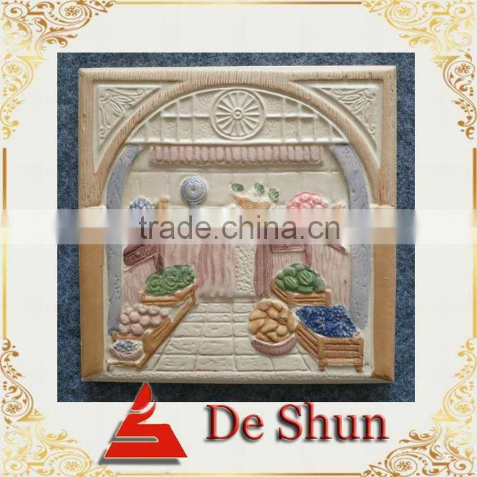 100X100mm Rustic Wall Flower Tile