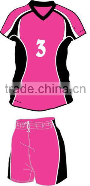 custom made volleyball uniform with factory price