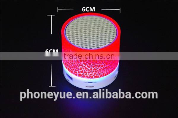 A9 handfree stereo music loudspeaker wireless bluetooth speaker with led light