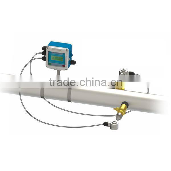 Ultrasonic liquid control inline flow meter