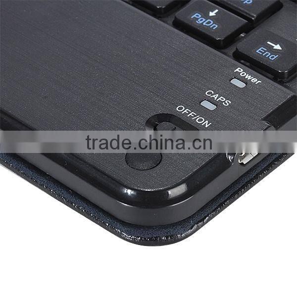7 inch keyboard case for android tablet , PU leather case with detachable bluetooth keyboard