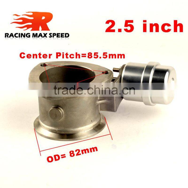 new technology Auto 304 stainless steel 2.5 inch exhuast cutout vacuum actuator with flange valve exhaust
