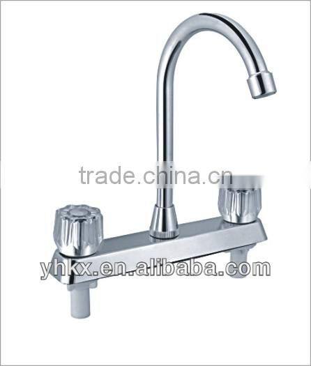 long double handle mixer faucet