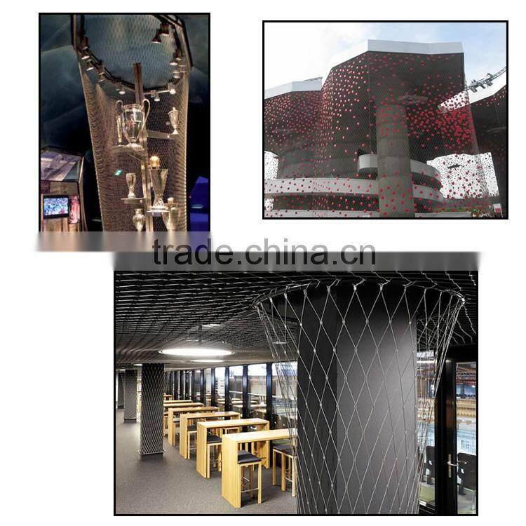 Stainless steel woven type stair cable mesh