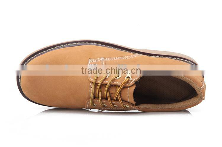 crazy horse leather EVA outsole goodyear welt safety boots/NUBUCK leather shoes