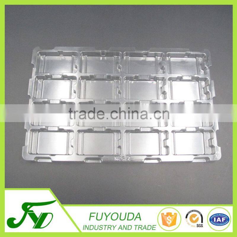 Disposable customized ESD electronic plastic blister tray
