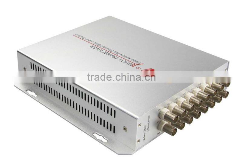 promote and outdoor product 16 Channel Video Fiber Optic Transmitter and Receiver
