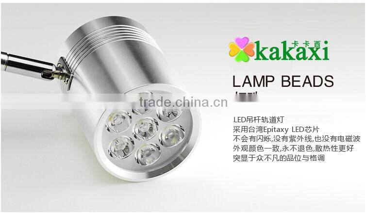 Kakaxi High Quality LED Track Light 7W Clothing Store Rail Lights Showcase LED Spotlights