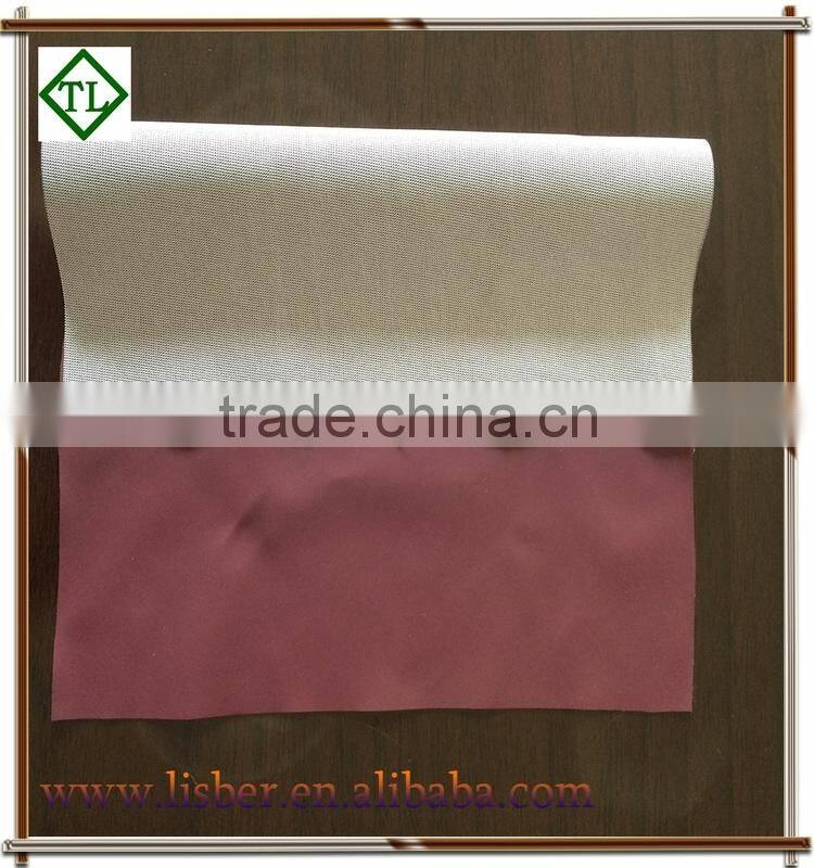Knit fabric / pu coated fabric / pu leather fabric