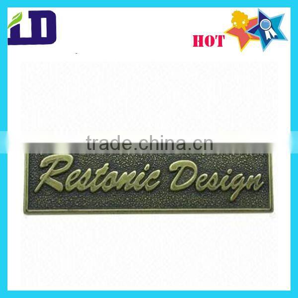 customized Etched enamel equipement logo plate