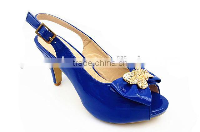 surprise new high heel slingback sandals with button for office lady
