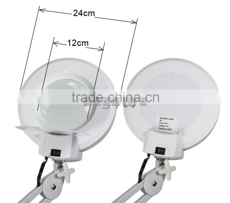 5X Magnifying Lamp Rolling Floor Stand salon facial steamer