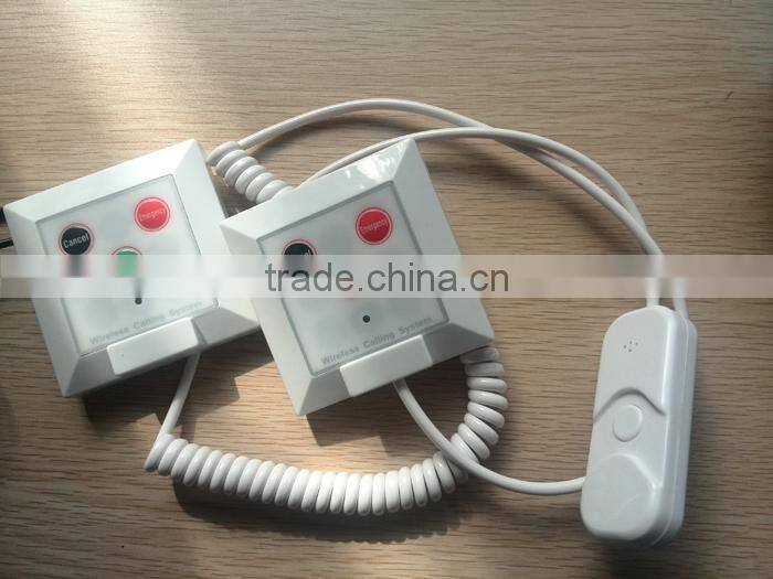 Patient call button wireless calling system for hospital clinic emergency center