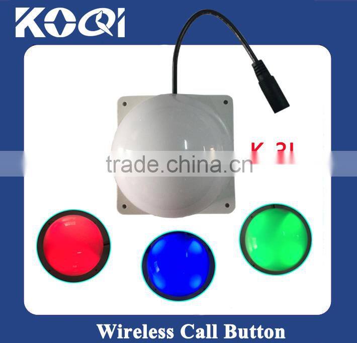 KOQI wireless led display receiver system watch pager corridor light hospital call emergency center Mechanial push button