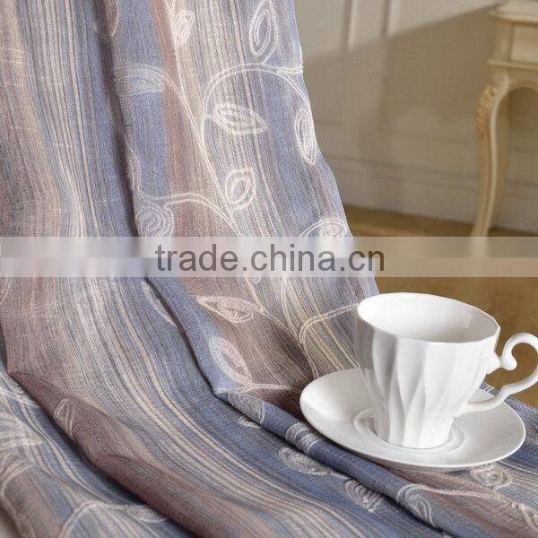 2014 hot sell silk upholstery fabric with embroidery