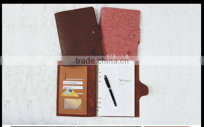 Customize A4 B5 A5 A6 PU Leather Notebook With Elastic Band