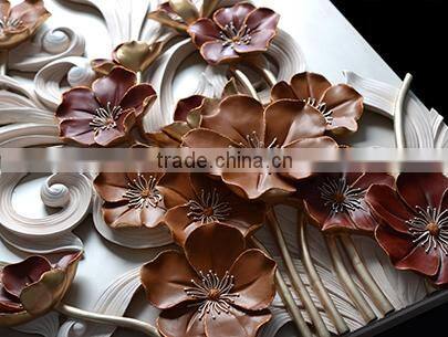 2015 Brilliant Modern Preservation hand-painted abstract flowers