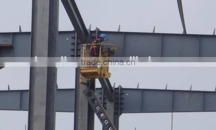 painted steel structure canopy hotel building