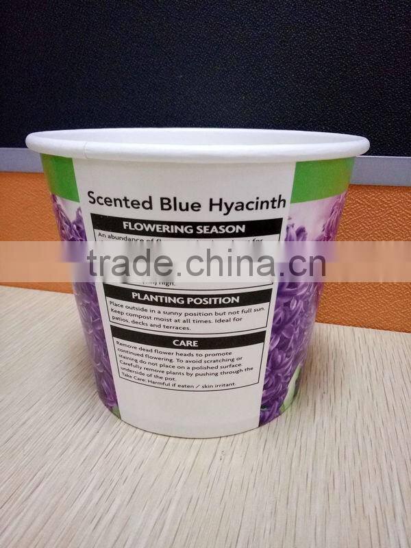 Alibaba cheap double pe coated flower Christmas Hot Sale Customized Full Color Print Paper Cup With Logo