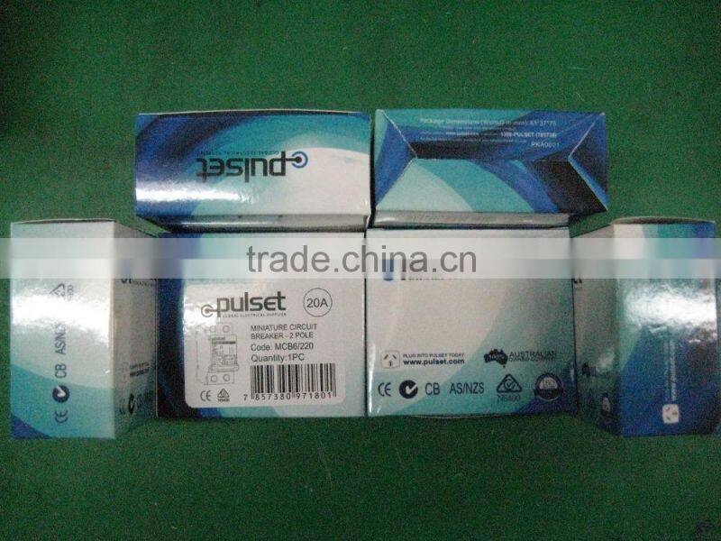 2 pole mini circuit breaker MCB