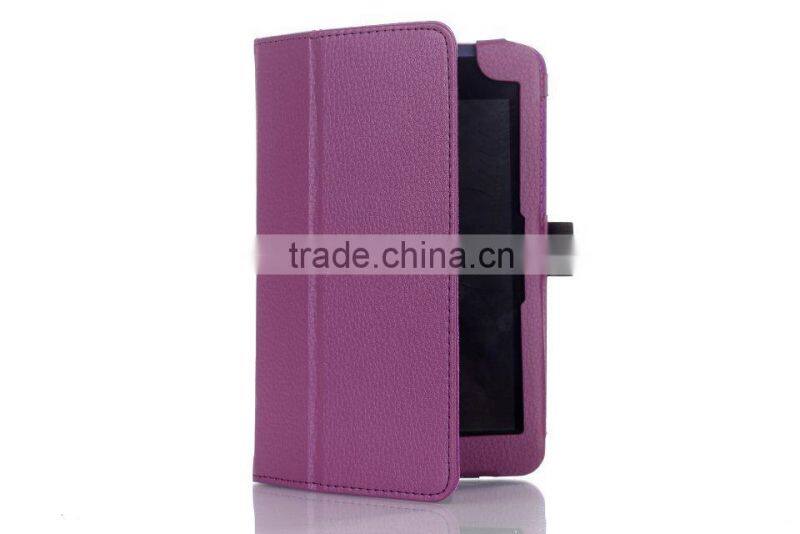 Hot Selling Ultra Slim 7 inch for Lenovo A3300 Tablet Folding Stand Cover Case