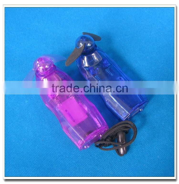 Mini portable battery operated fan