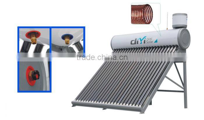 200L 240L 300L 360L integrative Copper Coil stainless steel solar water heater