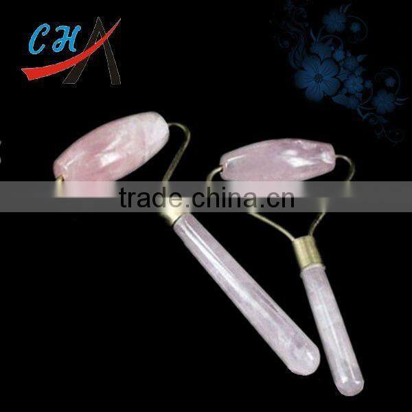Brazil rose quartz body / foot massage roller
