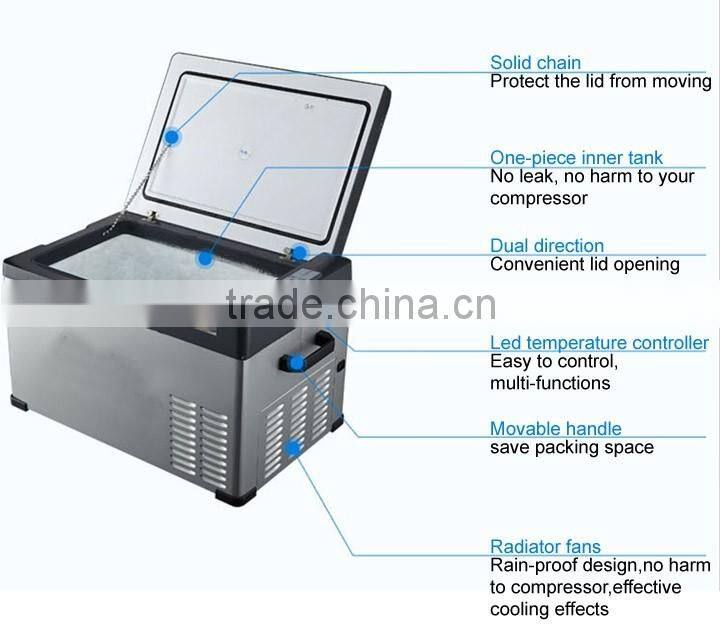 K25L 12v 24V Small Electric Refrigerator Of Practical Size