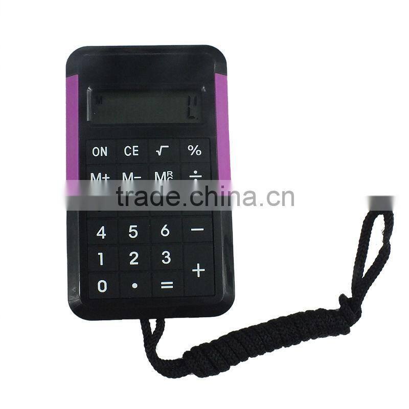 Hot sale christmas gift calculator for notebook , solar silicone calculator,cheap calculators for sale
