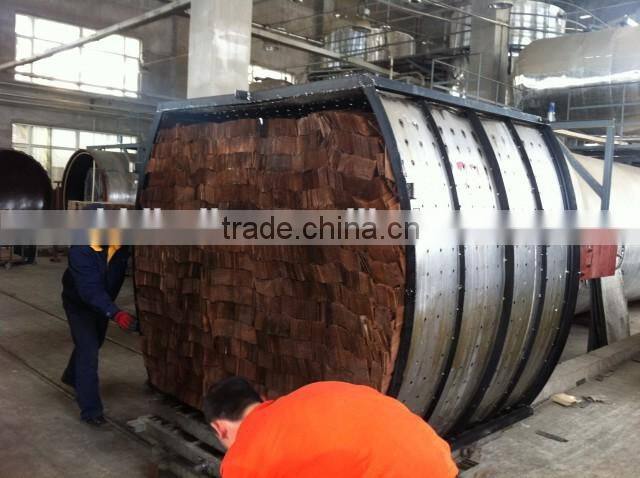 wood softening treatment reactor
