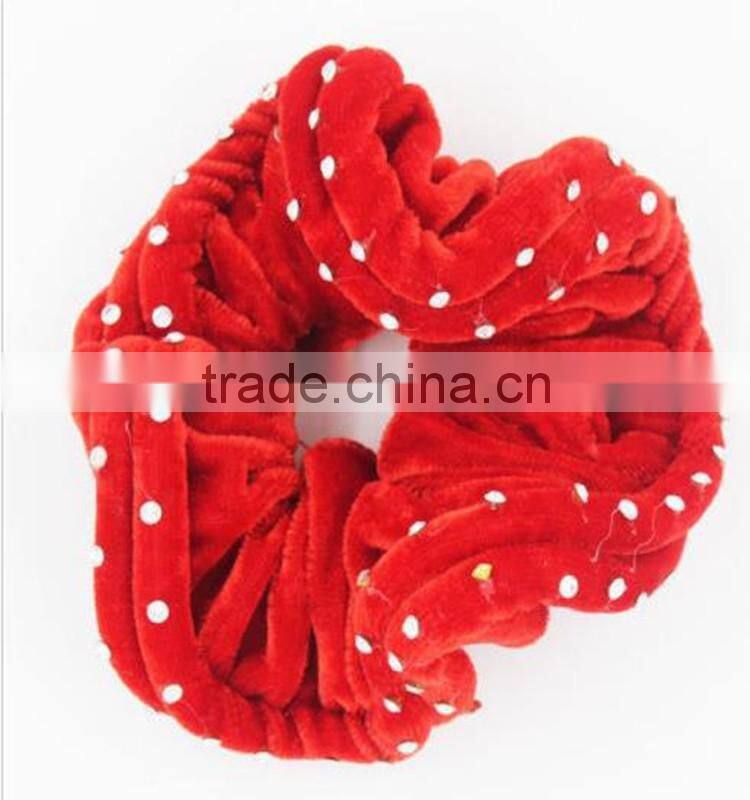 fashion velvet ponytail holder hair scrunchies hair accessory for sale