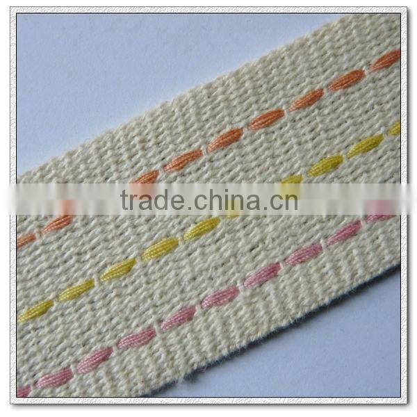 1 1/2 heavy cotton strap for belt,38mm colored cotton webbing for bags